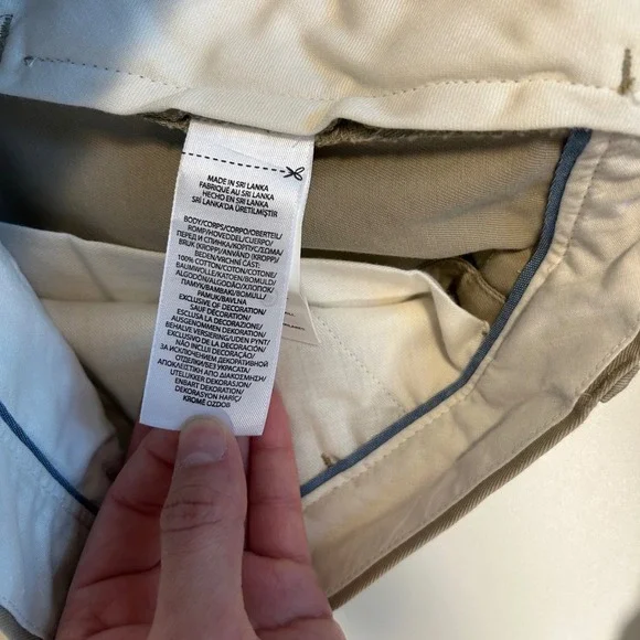 Ralph Lauren the polo chino classic fit men's tan khaki pants cotton twill 33/30 - Picture 6 of 10